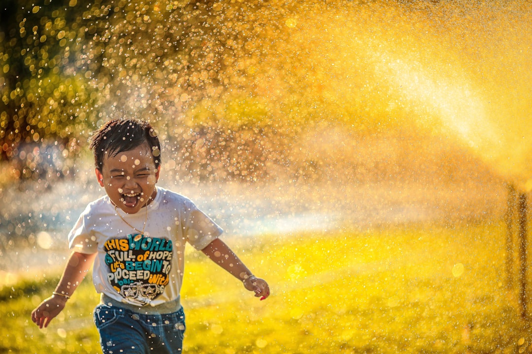 Photo smiling children